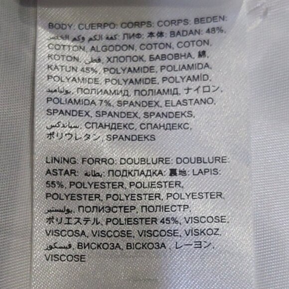 💥SHOWSTOPPER💥VTG Bebe Zipper Detaile Blazer in Brigth White & Black - Picture 16 of 16